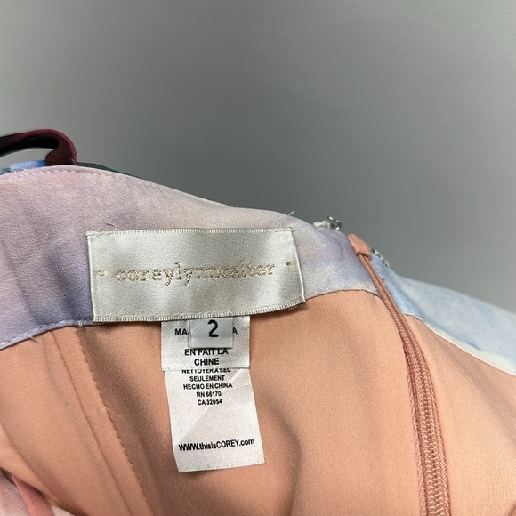 Corey Lynn Calter Daybreak Dress Sleeveless Floral Midi Anthropologie Size 2 - Picture 8 of 8